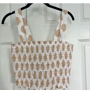 J. Crew colorblock Crop Top